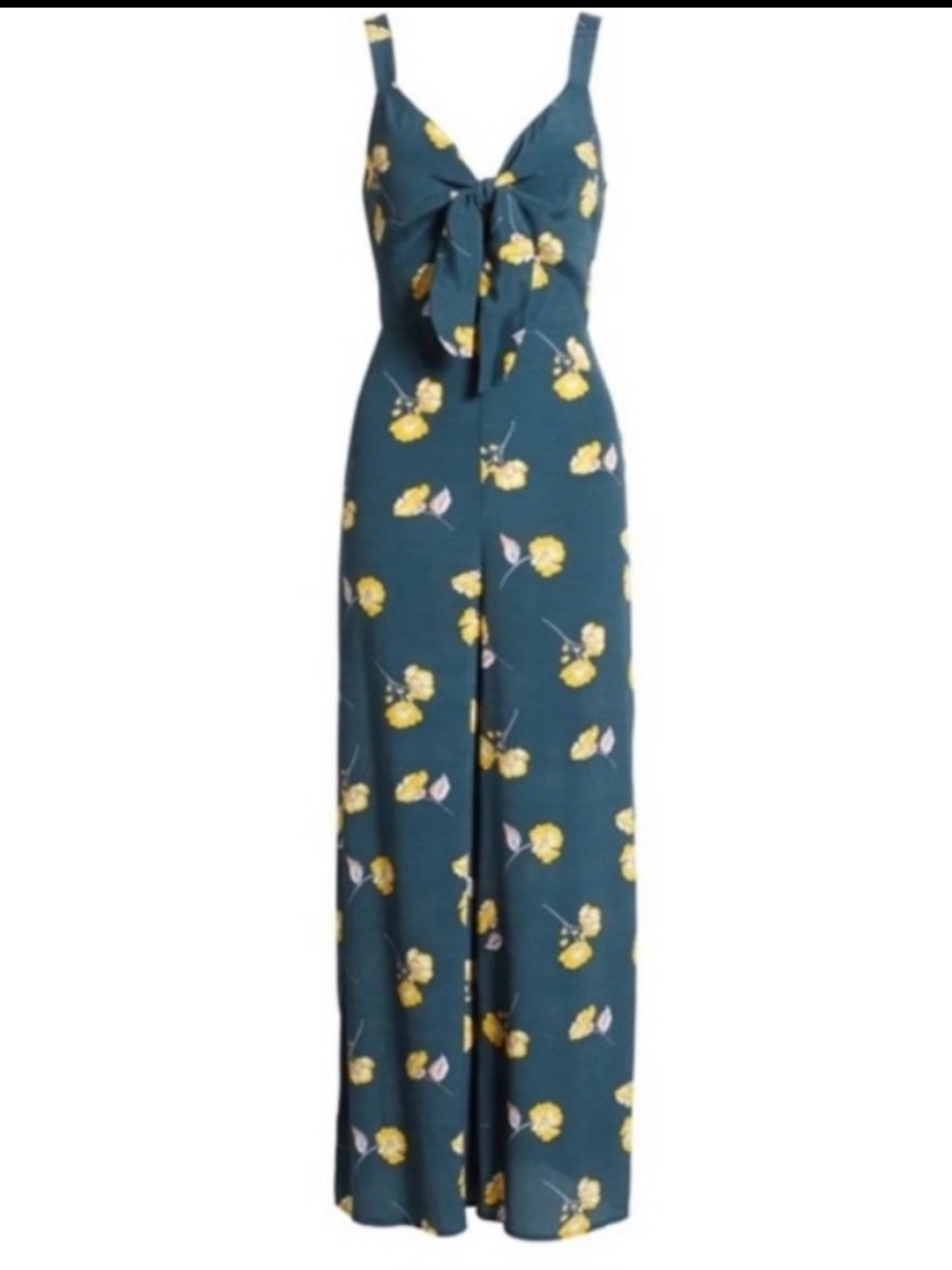 All in Favor Floral Jumpsuit